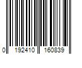 Barcode Image for UPC code 0192410160839