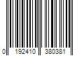 Barcode Image for UPC code 0192410380381