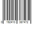 Barcode Image for UPC code 0192410387472