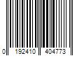 Barcode Image for UPC code 0192410404773