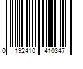 Barcode Image for UPC code 0192410410347