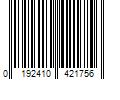 Barcode Image for UPC code 0192410421756