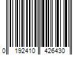 Barcode Image for UPC code 0192410426430