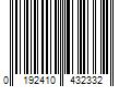 Barcode Image for UPC code 0192410432332