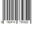 Barcode Image for UPC code 0192410730322