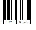 Barcode Image for UPC code 0192410894772