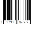 Barcode Image for UPC code 0192410927777