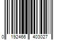 Barcode Image for UPC code 0192466403027