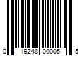 Barcode Image for UPC code 019248000055