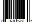 Barcode Image for UPC code 019248000079