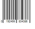 Barcode Image for UPC code 0192499834386