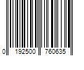 Barcode Image for UPC code 0192500760635