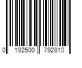 Barcode Image for UPC code 0192500792810