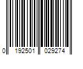 Barcode Image for UPC code 0192501029274