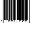 Barcode Image for UPC code 0192503924720