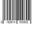 Barcode Image for UPC code 0192514000802