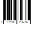 Barcode Image for UPC code 0192608206332