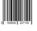 Barcode Image for UPC code 0192608207100