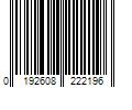 Barcode Image for UPC code 0192608222196