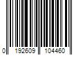 Barcode Image for UPC code 0192609104460