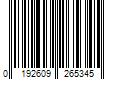 Barcode Image for UPC code 0192609265345