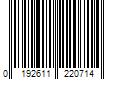 Barcode Image for UPC code 0192611220714