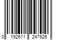 Barcode Image for UPC code 0192611247926