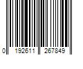 Barcode Image for UPC code 0192611267849