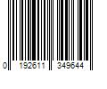 Barcode Image for UPC code 0192611349644