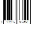 Barcode Image for UPC code 0192612384156