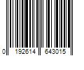 Barcode Image for UPC code 0192614643015