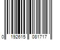 Barcode Image for UPC code 0192615081717