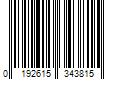 Barcode Image for UPC code 0192615343815