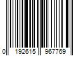 Barcode Image for UPC code 0192615967769