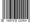 Barcode Image for UPC code 0192616222904