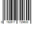 Barcode Image for UPC code 0192617729600