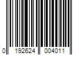 Barcode Image for UPC code 0192624004011