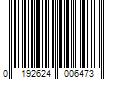 Barcode Image for UPC code 0192624006473