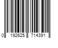 Barcode Image for UPC code 0192625714391