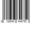 Barcode Image for UPC code 0192643649750