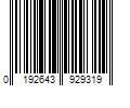 Barcode Image for UPC code 0192643929319