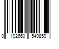 Barcode Image for UPC code 0192660549859