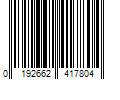 Barcode Image for UPC code 0192662417804