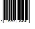 Barcode Image for UPC code 0192662494041