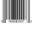 Barcode Image for UPC code 019268000073