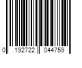 Barcode Image for UPC code 0192722044759