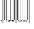 Barcode Image for UPC code 0192728013315