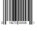 Barcode Image for UPC code 019273000051