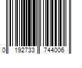 Barcode Image for UPC code 0192733744006