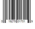 Barcode Image for UPC code 019275017019